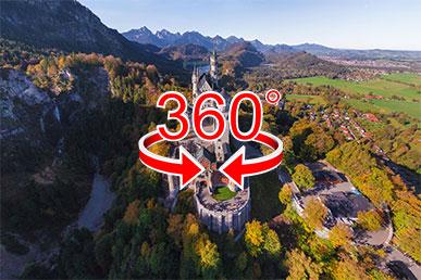 Замок Нойшванштайн | Обзор на 360°