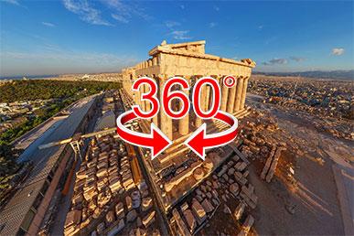 Akropol ateński | Widok 360º