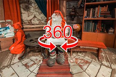 Sídlo Santa Clause | 360º pohled