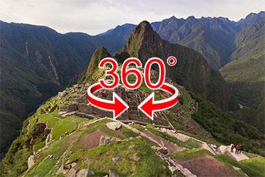 Verlorene Stadt Machu Picchu | 360°-Ansicht