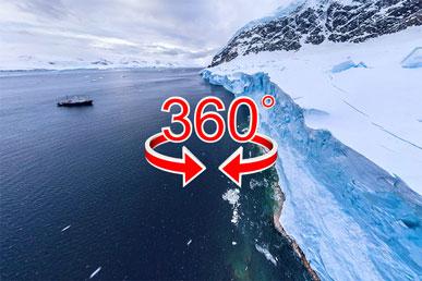 अंटार्कटिका की यात्रा | 360º दृश्य