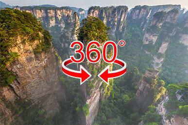Parco Nazionale Zhangjiajie (Montagne Avatar) in Cina | Tour virtuale
