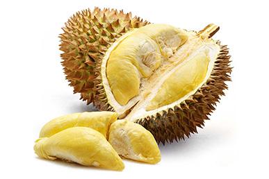 Durian är en tropisk frukt med en helvetisk doft och en himmelsk smak.