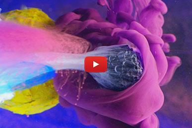 The mesmerizing beauty of colored ink