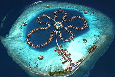 Bunga laut di Maladewa – tingkat baru kehidupan mewah
