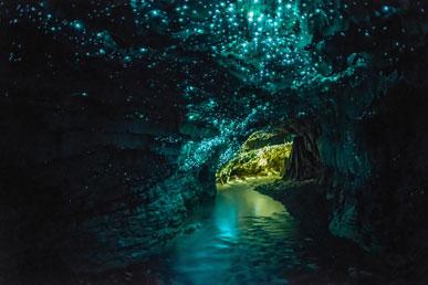 Пещера светлячков Вайтомо, Дорога гигантов, Большой призматический источник, Памуккале, Шондонг: инопланетные места