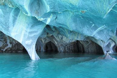 Marble Caves, Fly Geyser, Danxia Geopark, Richat Structure, Landmannalaugar: Alien Sites