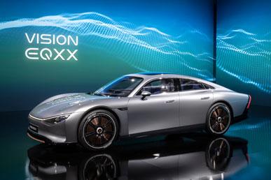 Mercedes-Benz VISION EQXX – csúcstechnológiás koncepcióautó 1000 km-es hatótávval