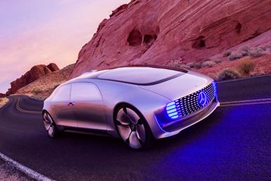 Kereta masa depan Mercedes-Benz F 015 Luxury in Motion