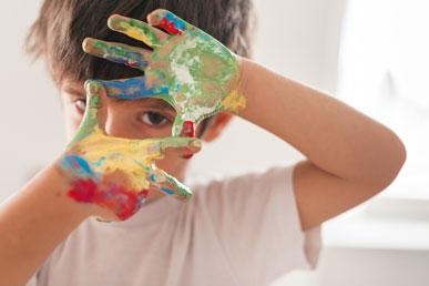 The role of art in the development of children