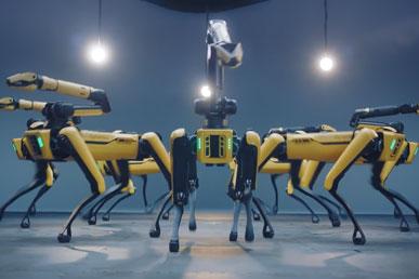 Dansende robotter fra Boston Dynamics