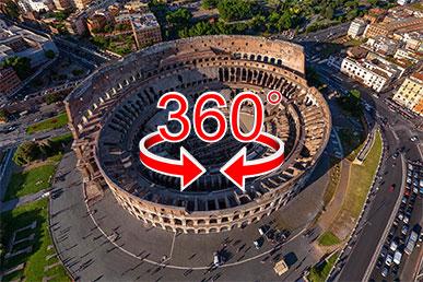 Colosseum – Róma és Olaszország szimbóluma | 360 fokos nézet