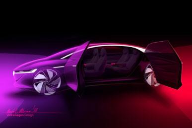Volkswagen I.D. VIZZION – автомобиль будущего на электрической тяге
